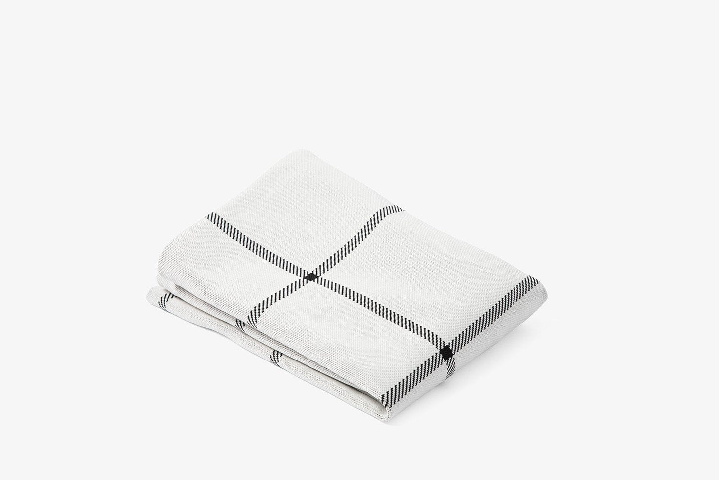 White Plaid | Dog Bed or Bed Cover