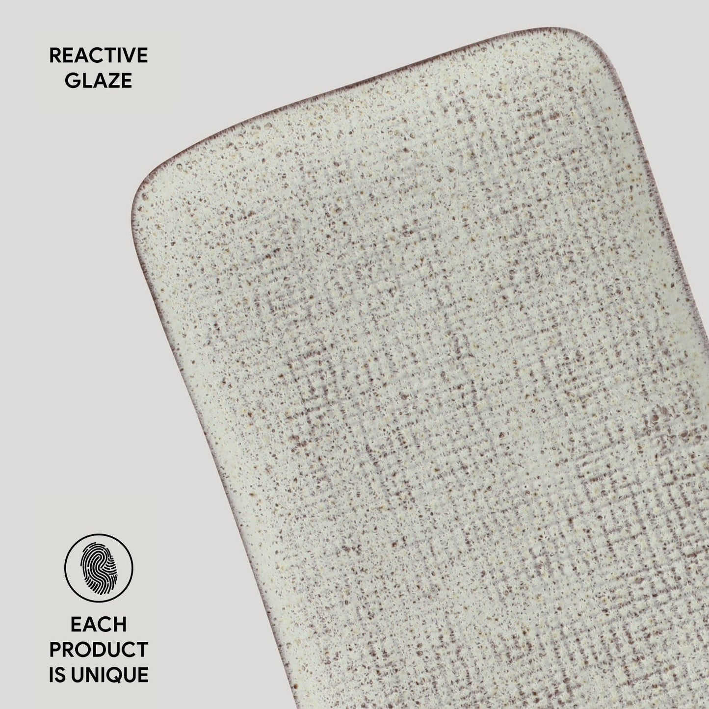 Rectangular Platter Juta Medium Set of 4