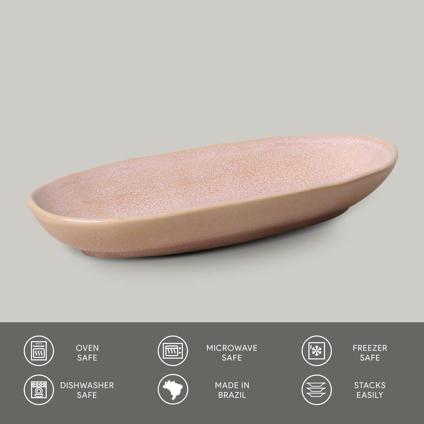 Deep Oval Platter Set of 4