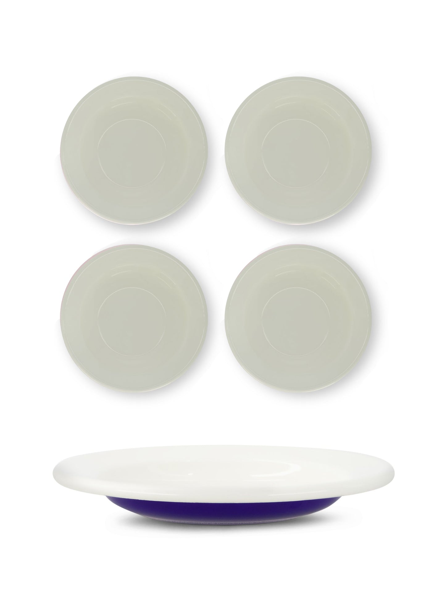 S/4 Enamel Dinner Bowl - Two Tone