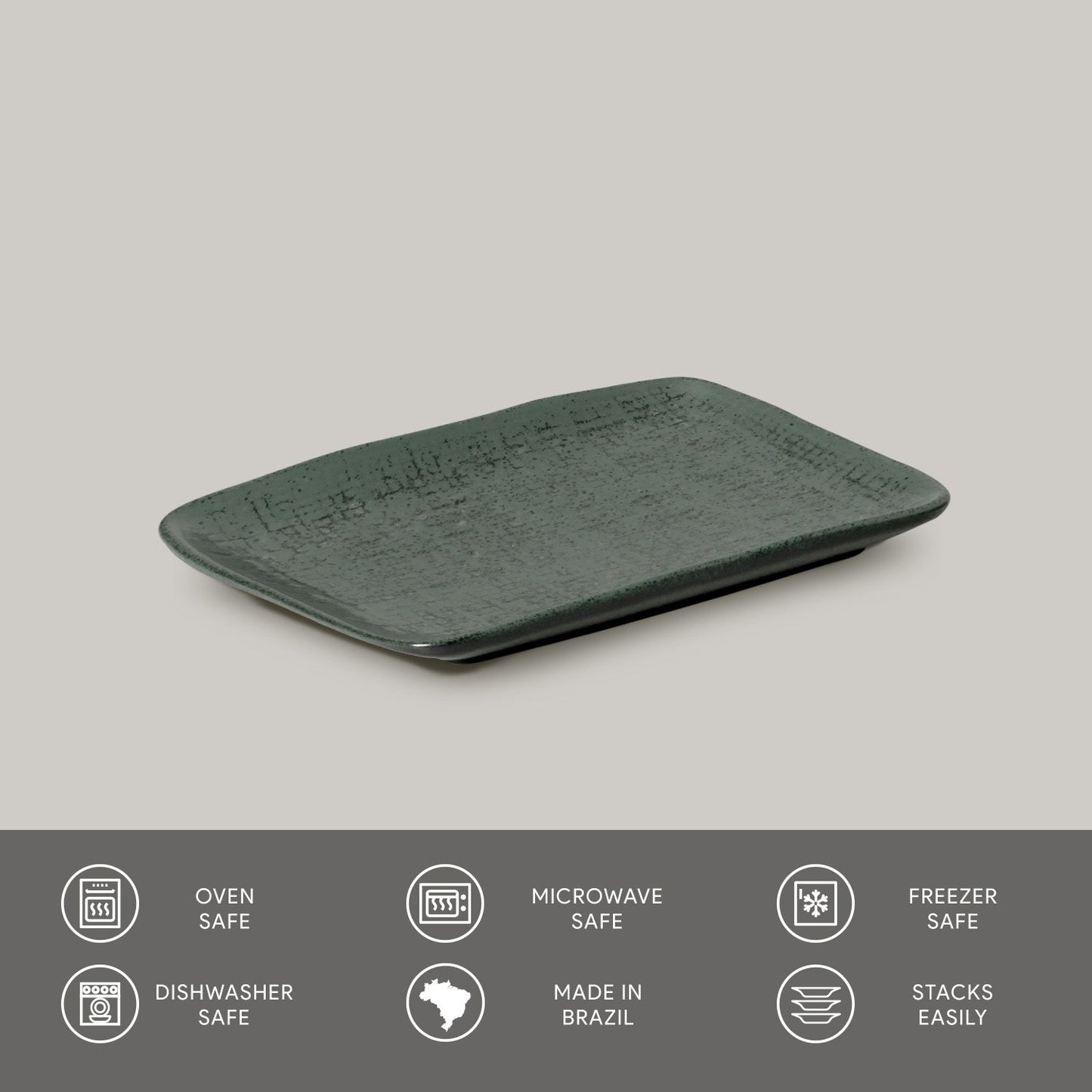 Rectangular Platter Juta Set of 4