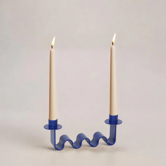 Electric Blue Helen Candle Holder