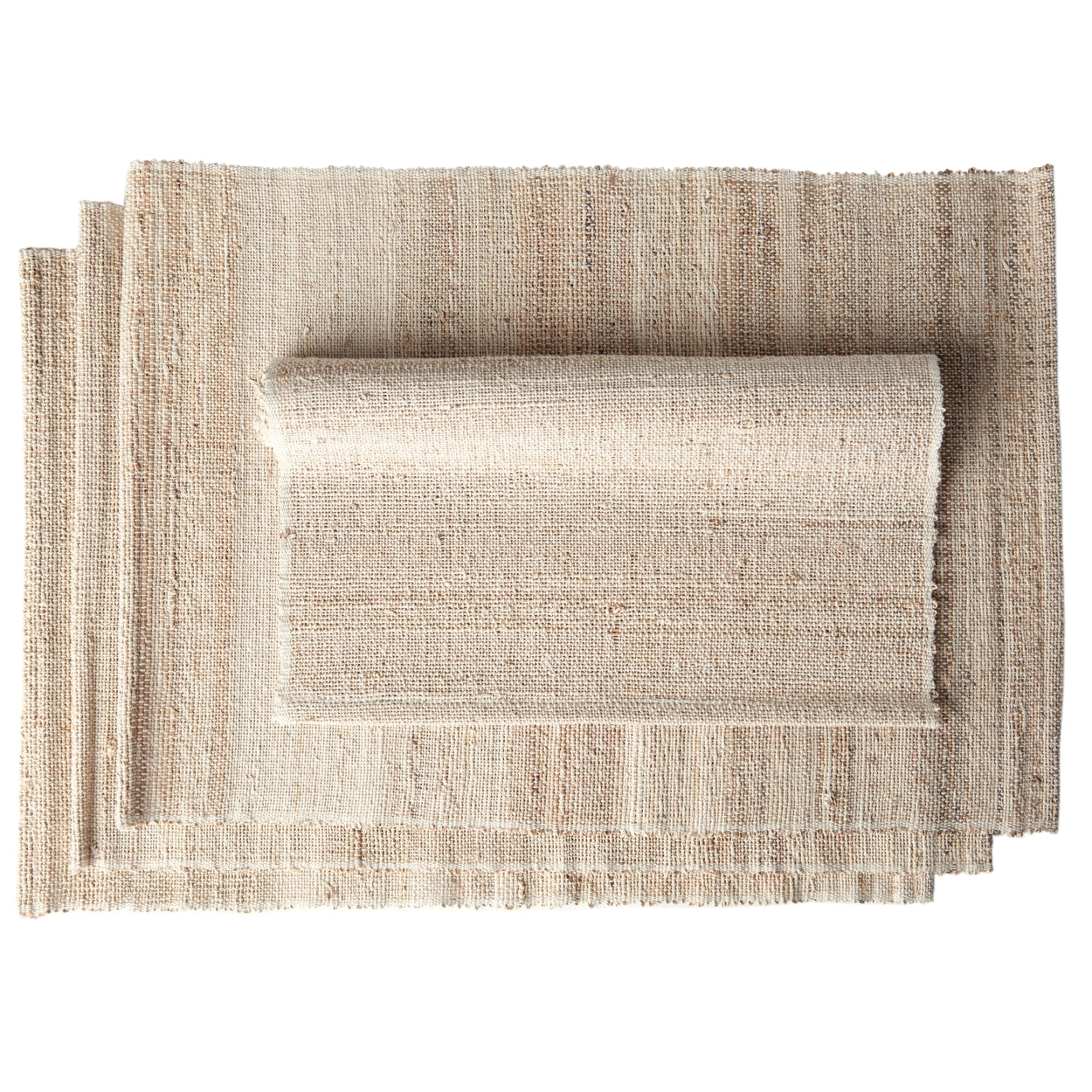 GOURMET Placemats. Set of 4. Banana Stem Fiber - Handwoven - Fair Trade - Artisan Made