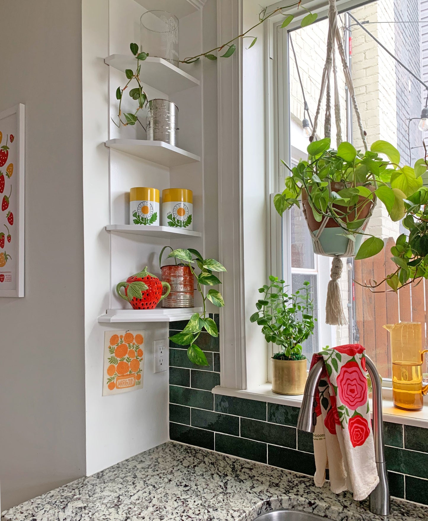 Marigolds Sponge Cloth