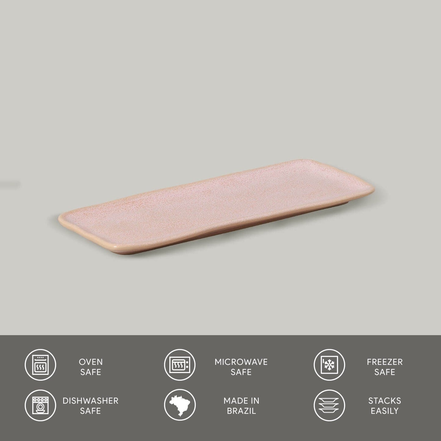 Rectangular Platter Small Set of 4