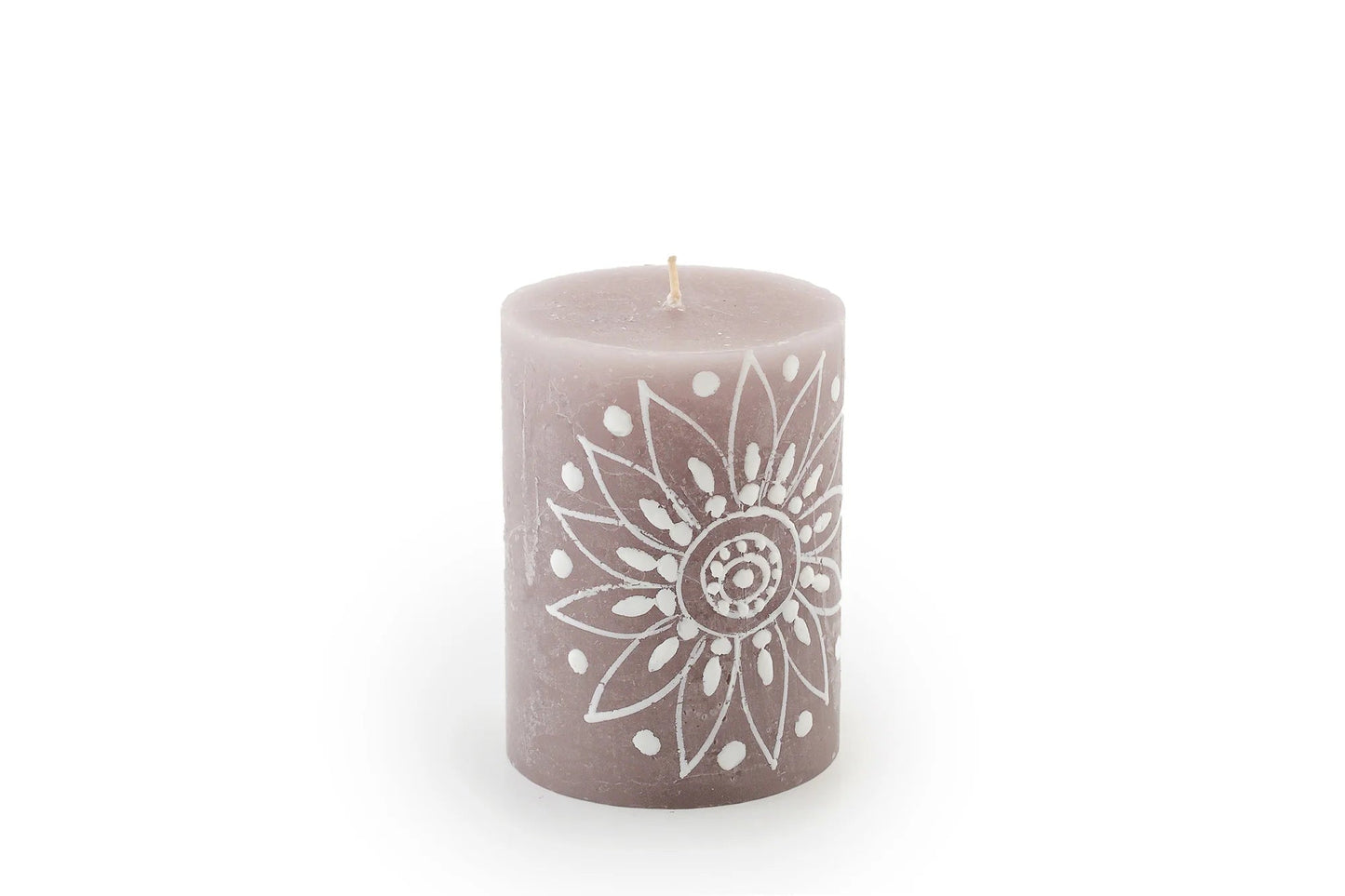 Henna Brown Painted Candles