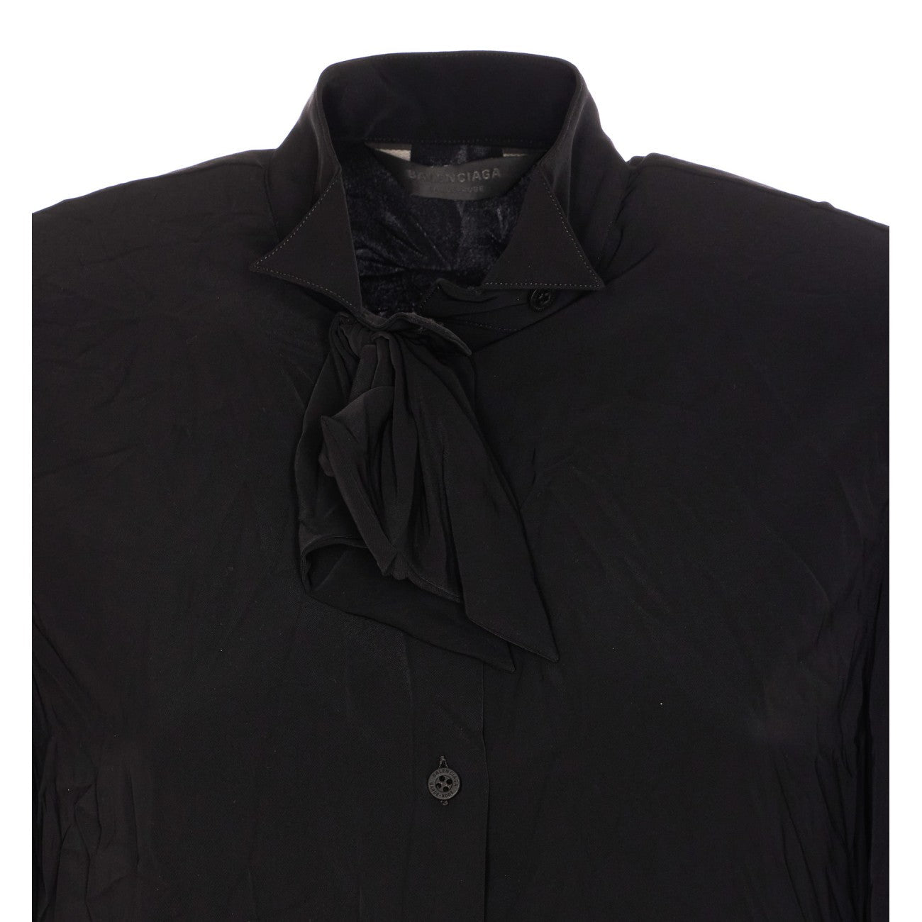 Balenciaga Women Bow Blouse