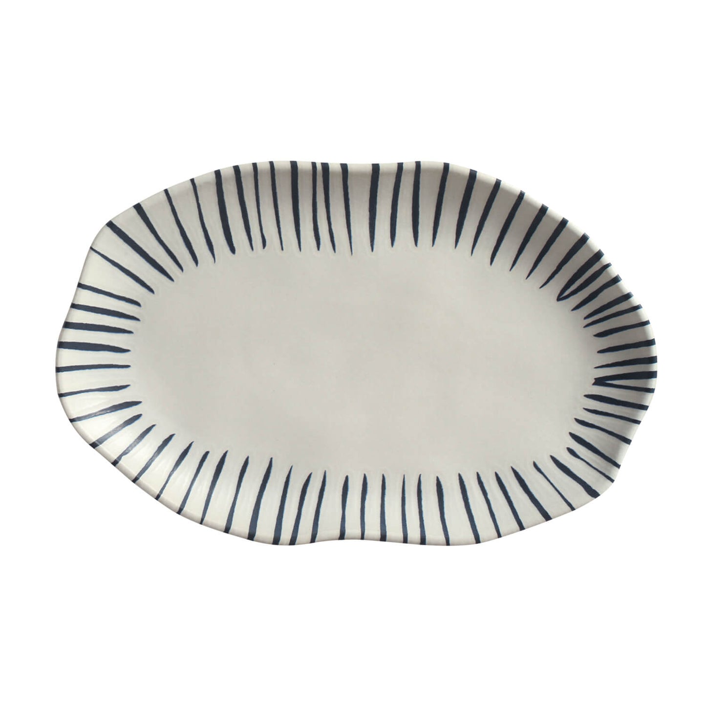 Shallow Bio Oval Platter Medium Set of 4