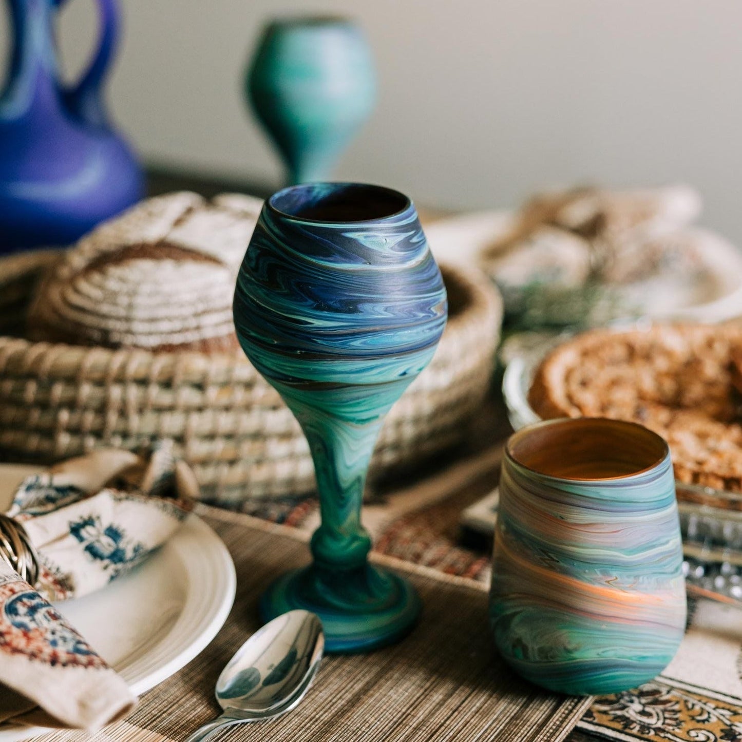 Phoenician Glass Goblet