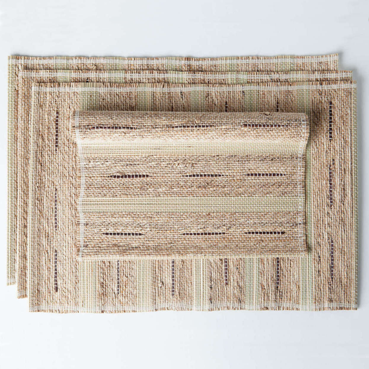 GOURMET Placemats. Set of 4. Banana Stem Fiber - Handwoven - Fair Trade - Artisan Made