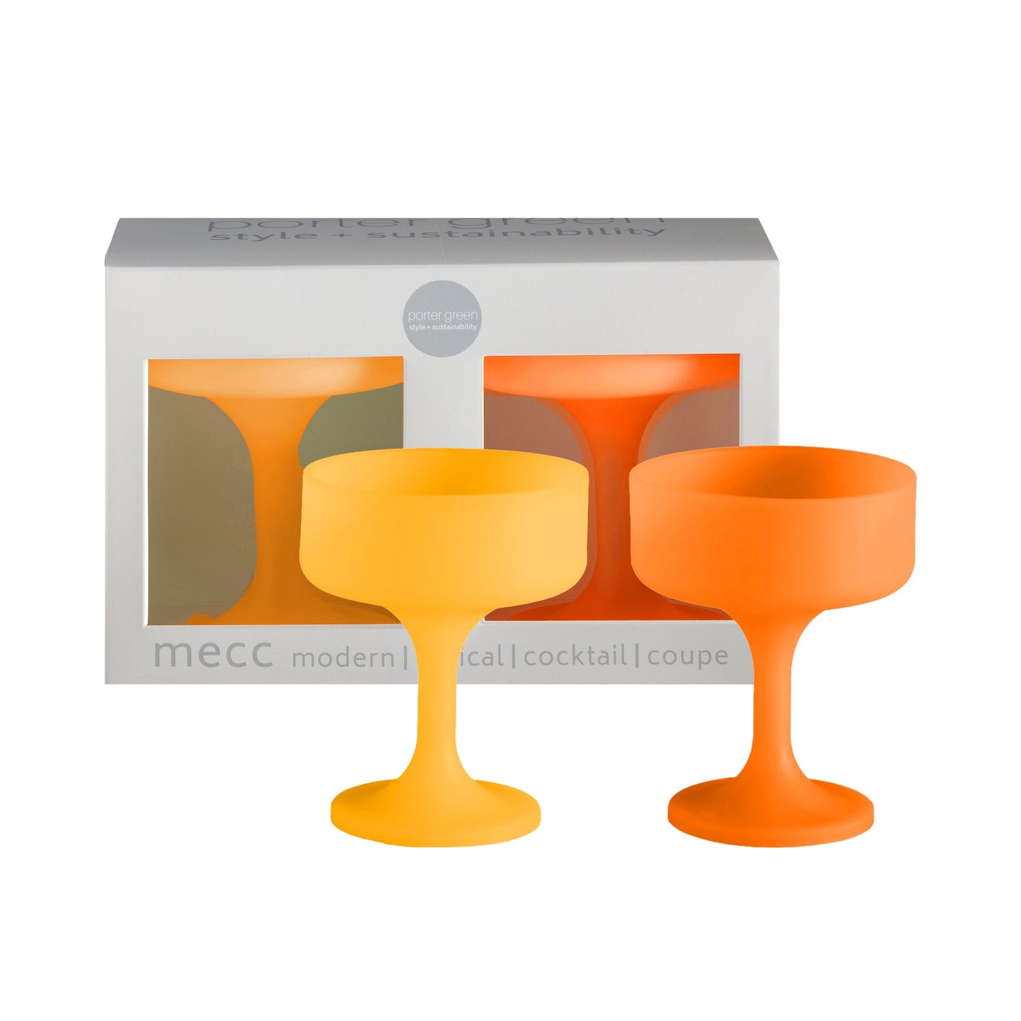 Buttermilk + Cantaloupe | Mecc | Unbreakable Cocktail Glasses