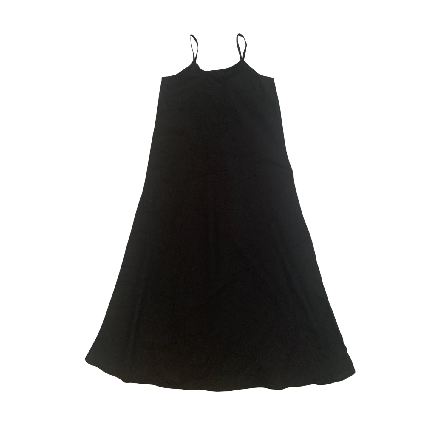 Maya Linen Dress in Black