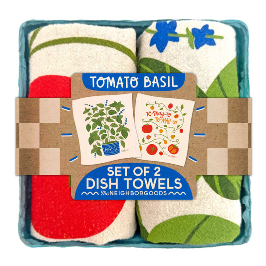 Tomato Basil - Dish Towel Set of 2