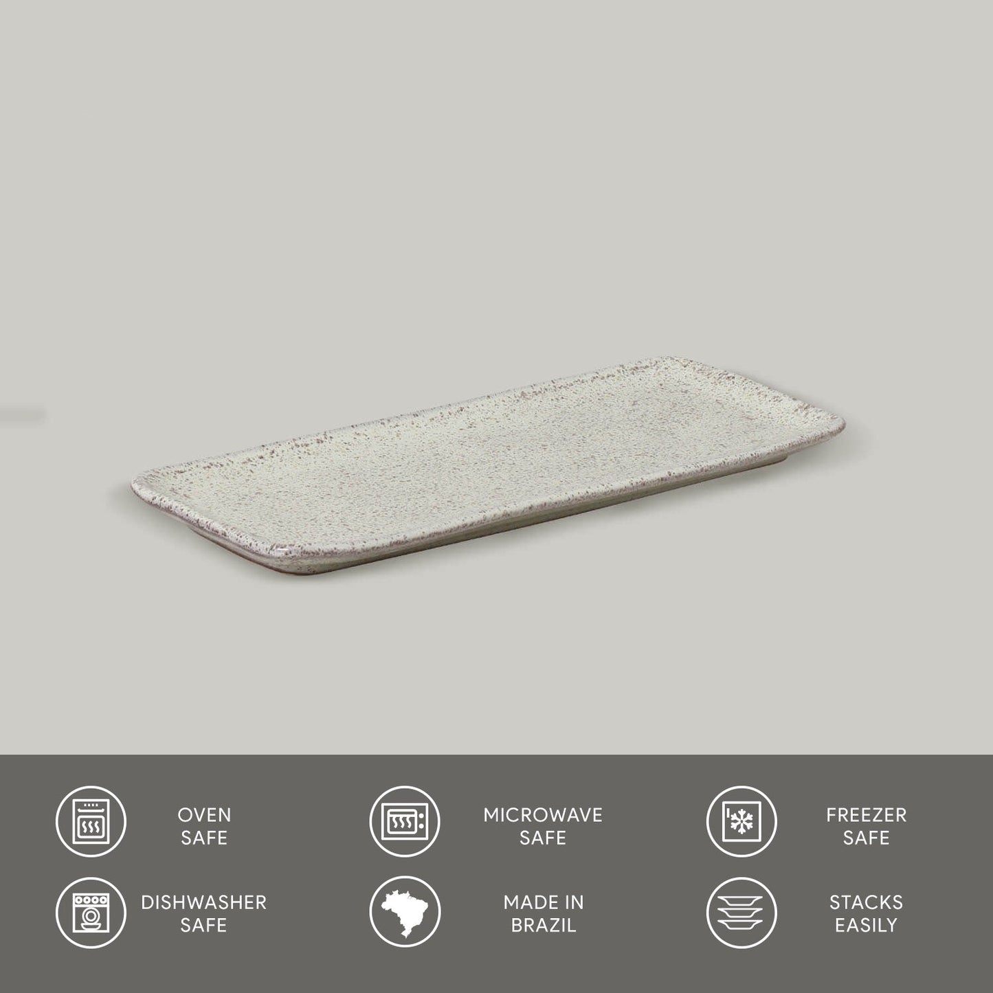 Rectangular Platter Small Set of 4