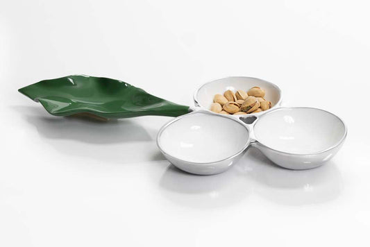 Verdura 3 Part Snack Dish