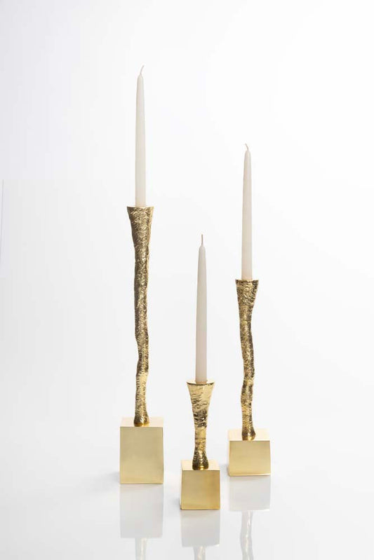 Nest Candle Holder Gold