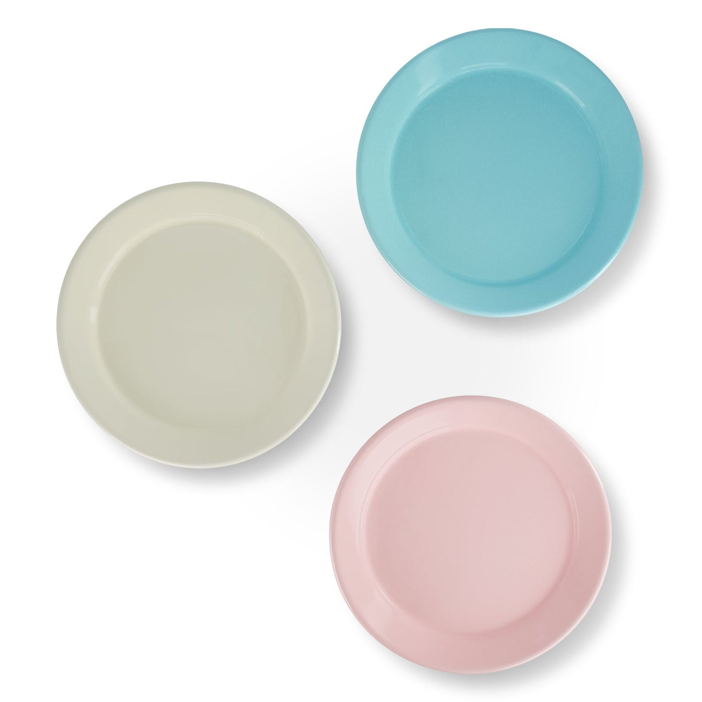 S/4 Enamel Dinner Plate  - Two Tone