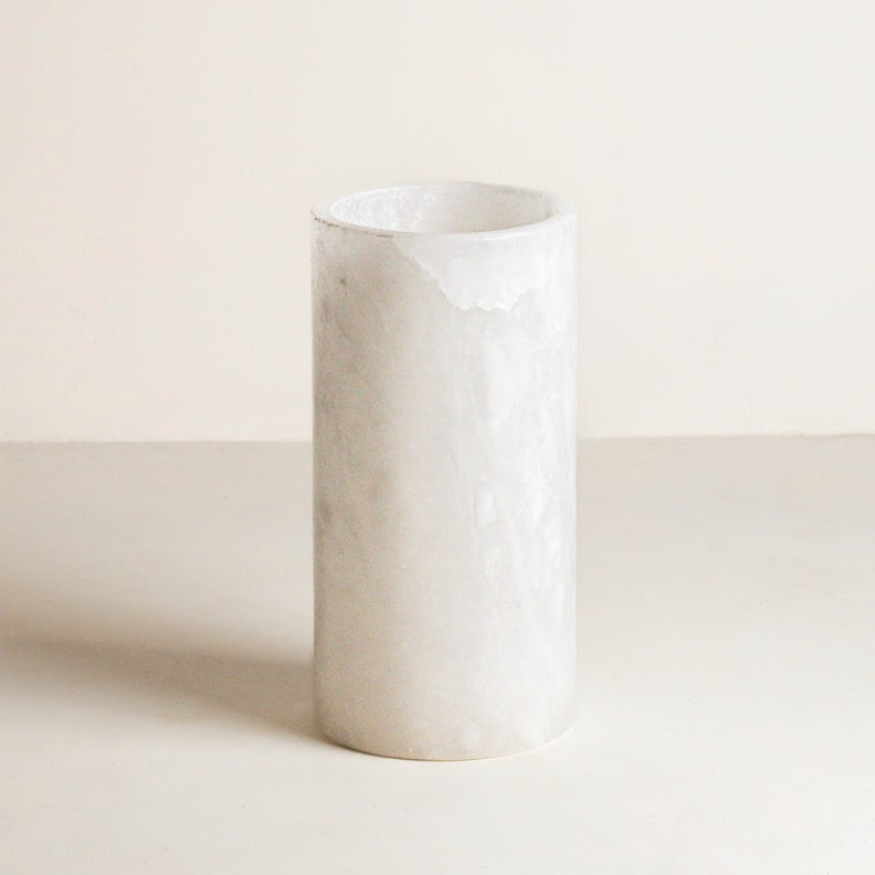 Santo Alabaster Tall Vase
