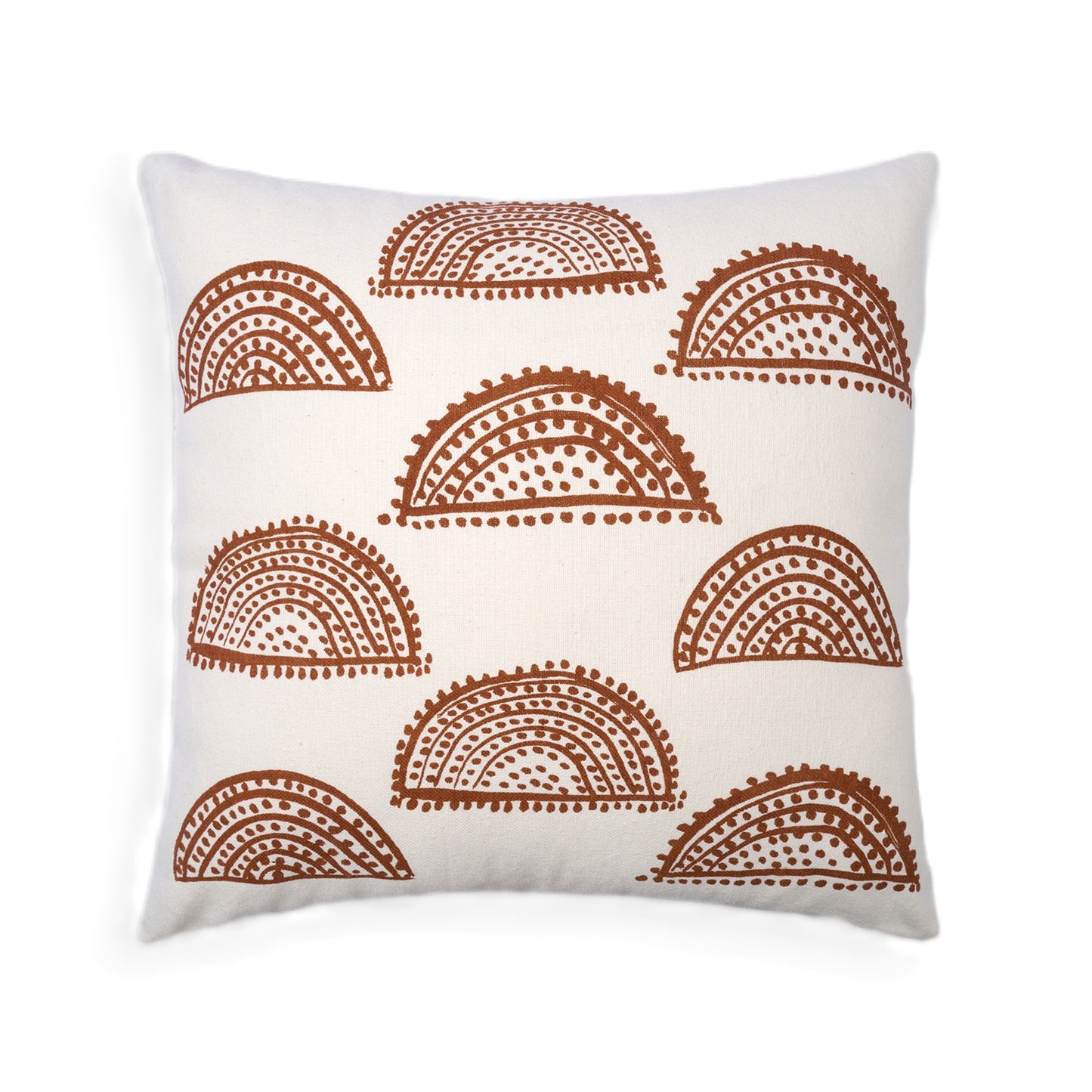 Sunlit Splendor petite sunburst print square pillow