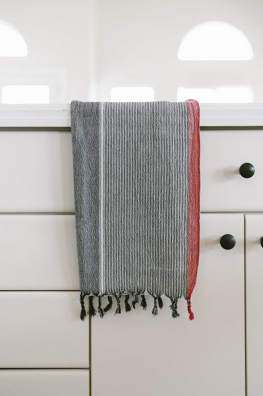 Charcoal Tribeca Hand Towel