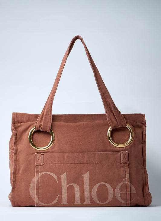 Chloé Women Plage Printed Tote Bag