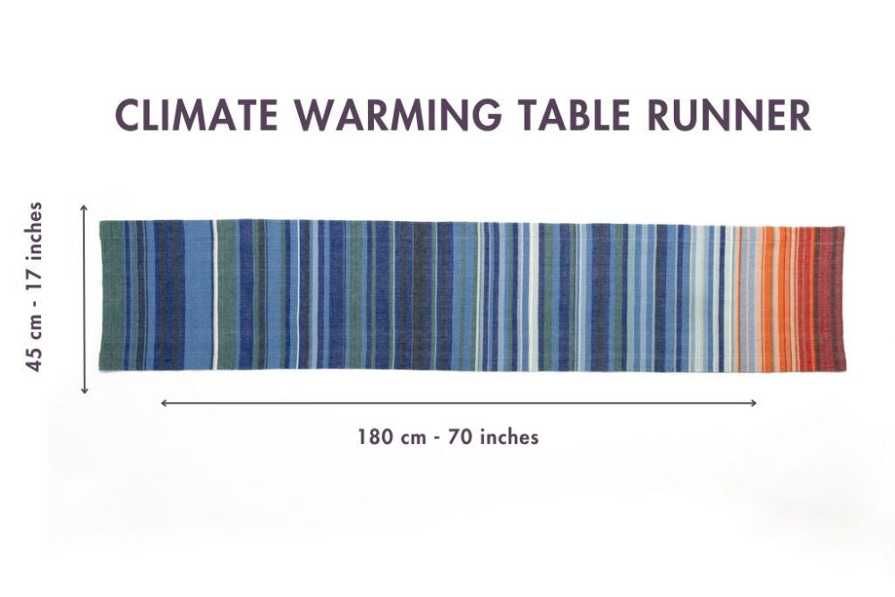 Climate Warming Ethiopian Handwoven Table Runner