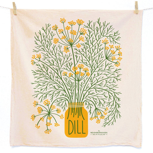 Dill Herb Dish Towel