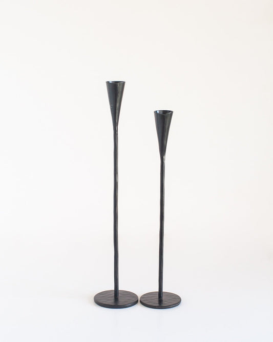 S/2 Phoenix Candlesticks - Brass Finish