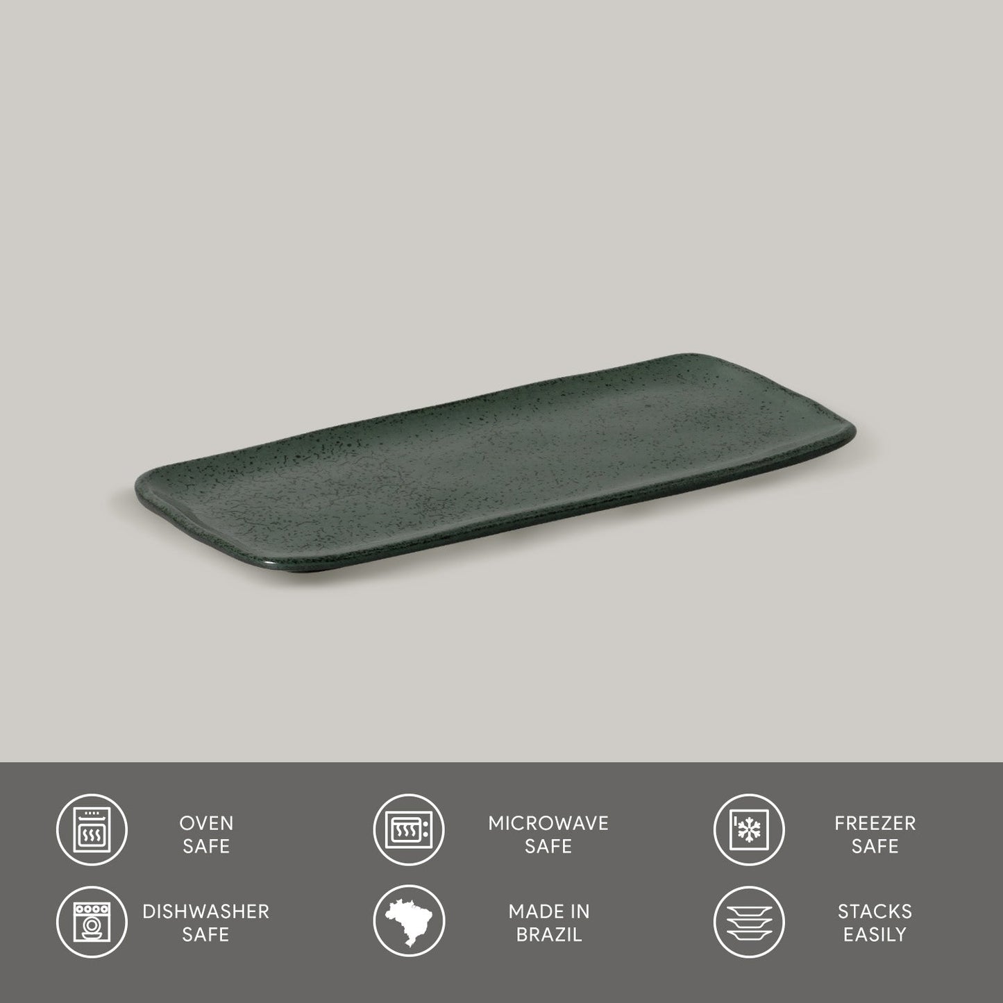 Rectangular Platter Small Set of 4