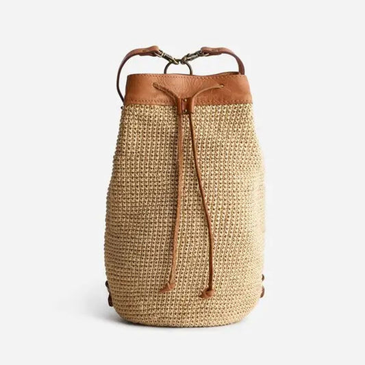 Transito Woven Mini Backpack | Natural