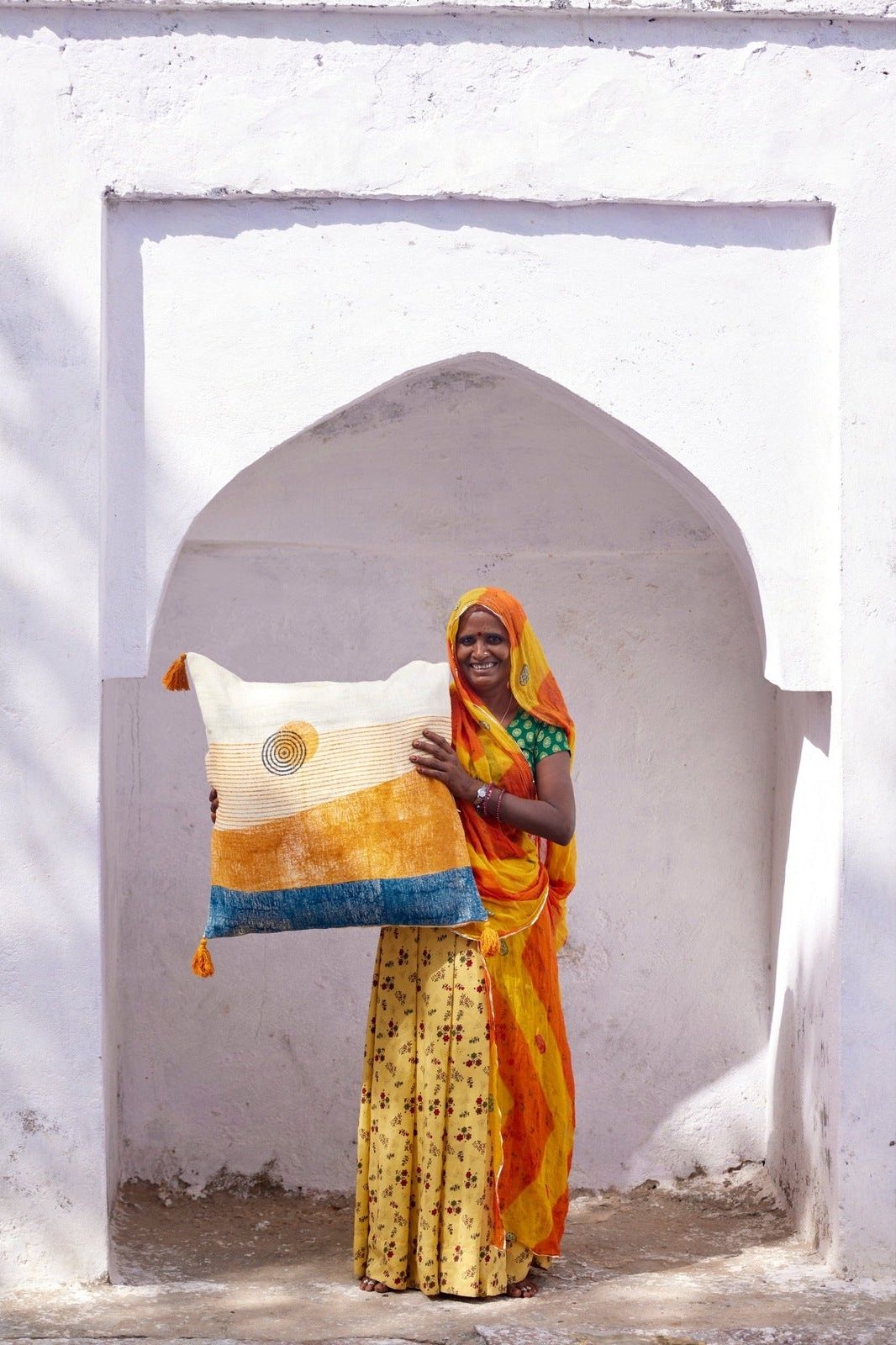 Spiral Sunset Quilt (Reverse)