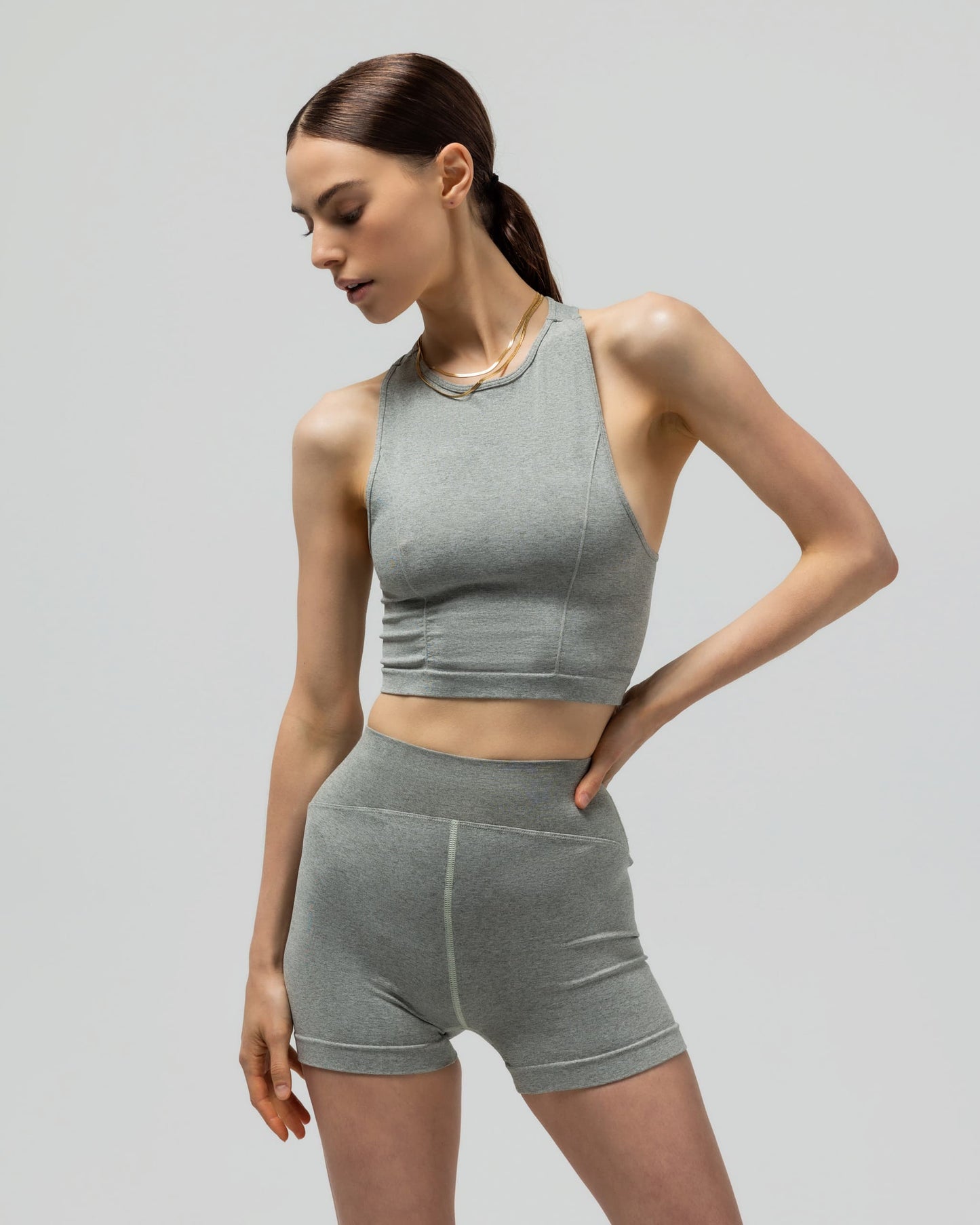 THE HEATHER CROPPED TANK