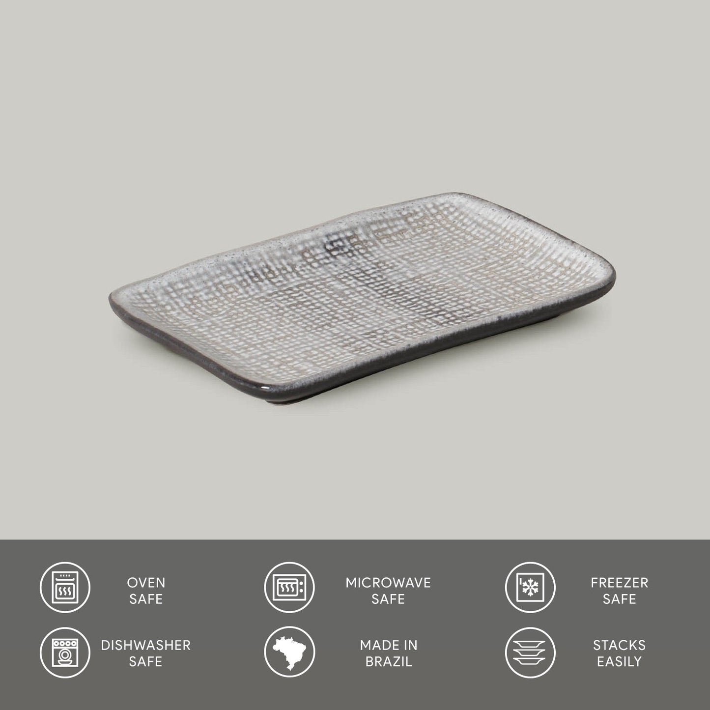 Rectangular Platter Juta Set of 4