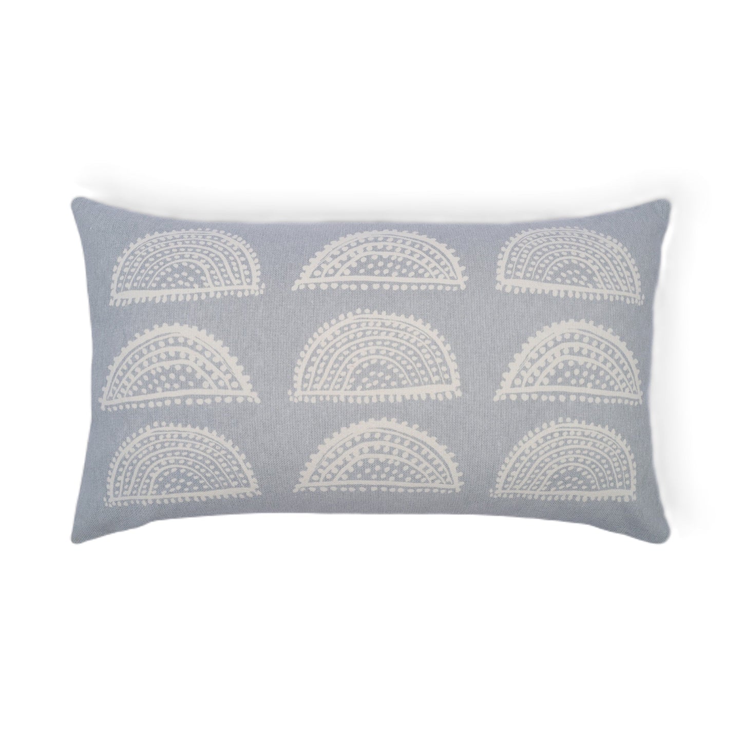 Radiance handcrafted Sunburst print lumbar pillow cover