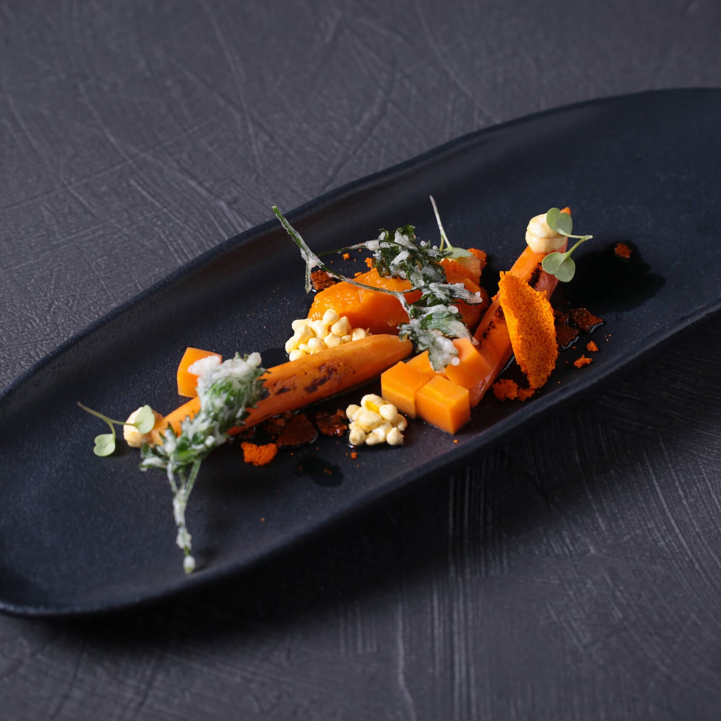 Shallow Organic Oval Platter Large Set of 4