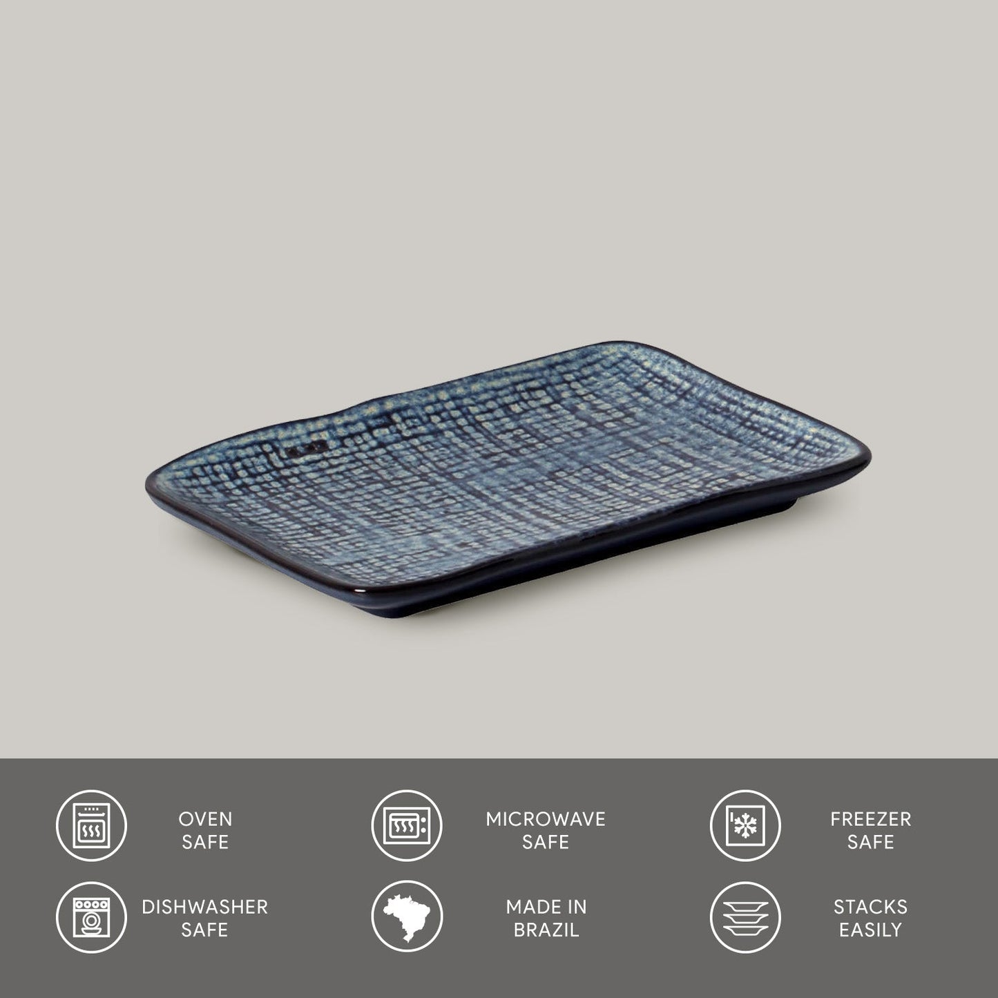 Rectangular Platter Juta Set of 4