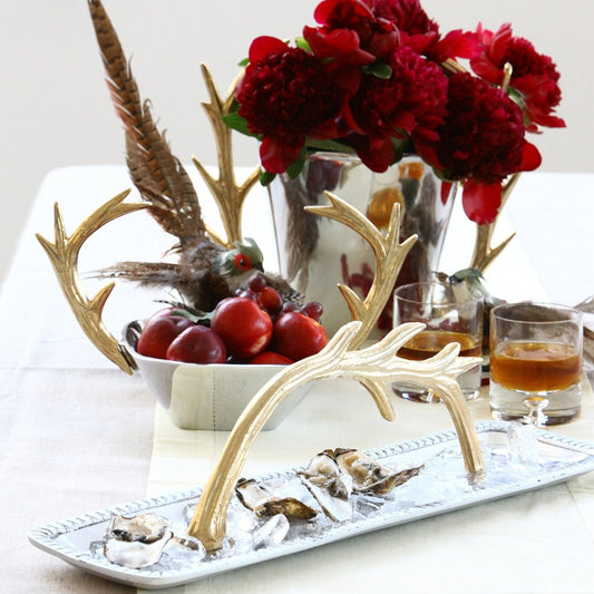 Staghorn Pedestal Bowl Lg