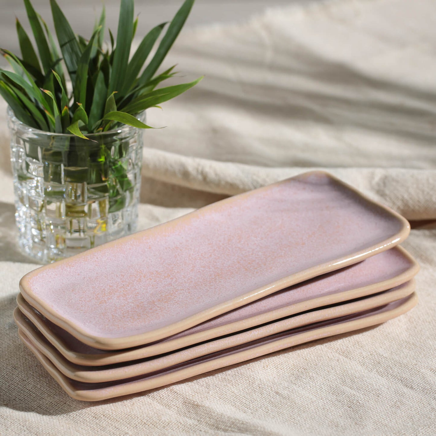 Rectangular Platter Small Set of 4