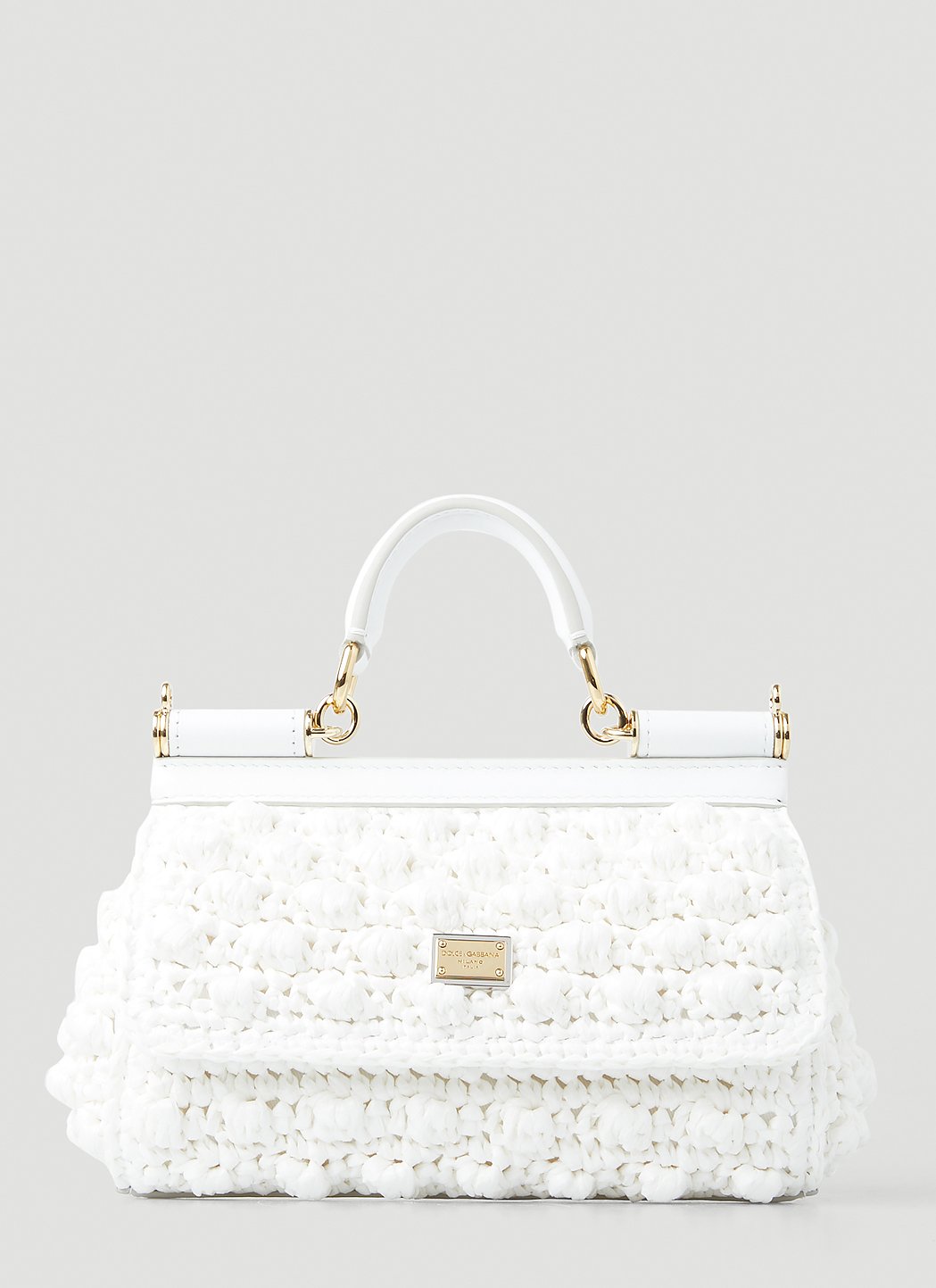 Dolce & Gabbana Women Small Crochet Sicily Handbag
