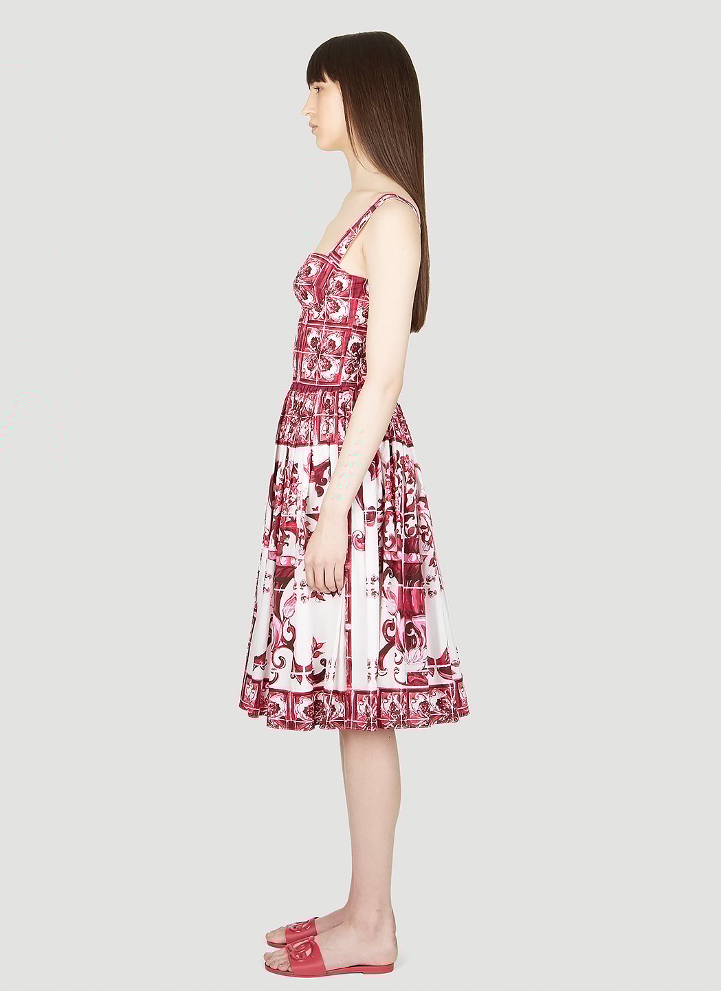 Dolce & Gabbana Women Majolica Print Dress