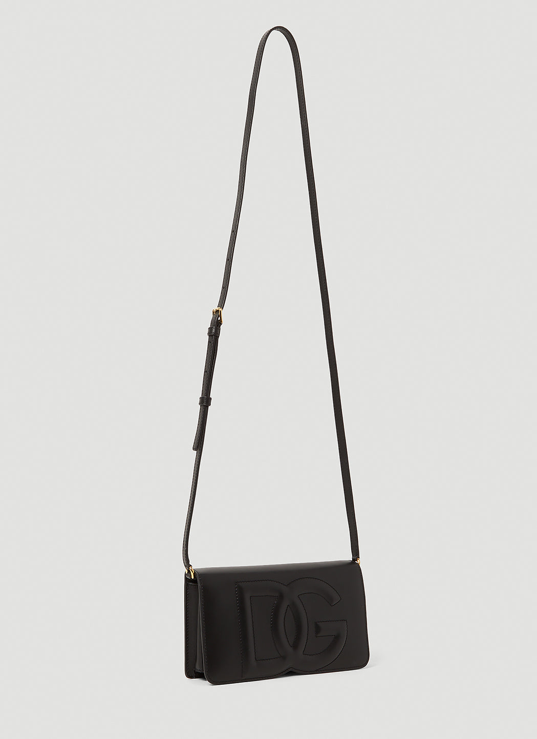 Dolce & Gabbana Women Logo Leather Phone Bag