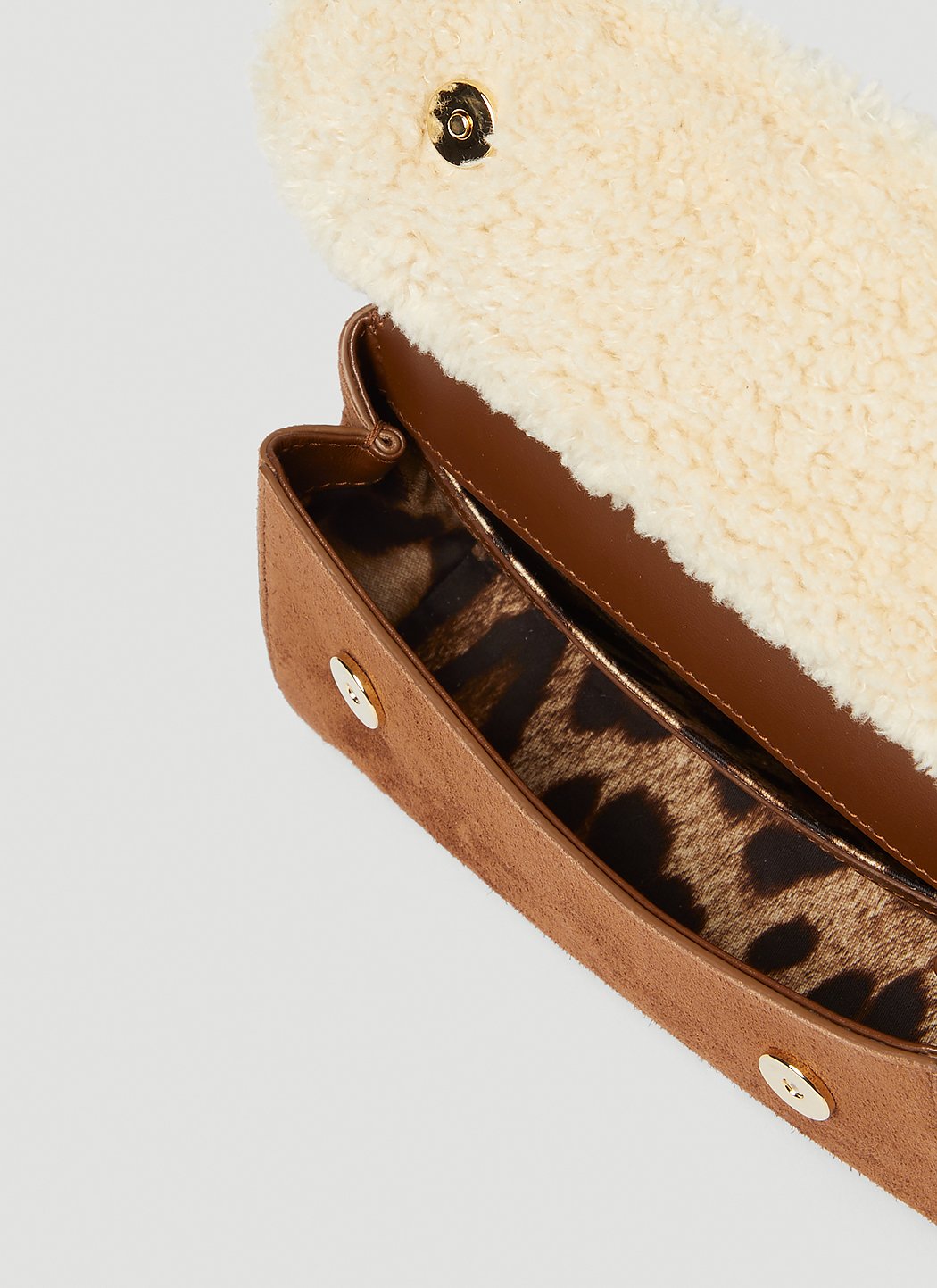 Dolce & Gabbana Women Sicily Suede Small Handbag