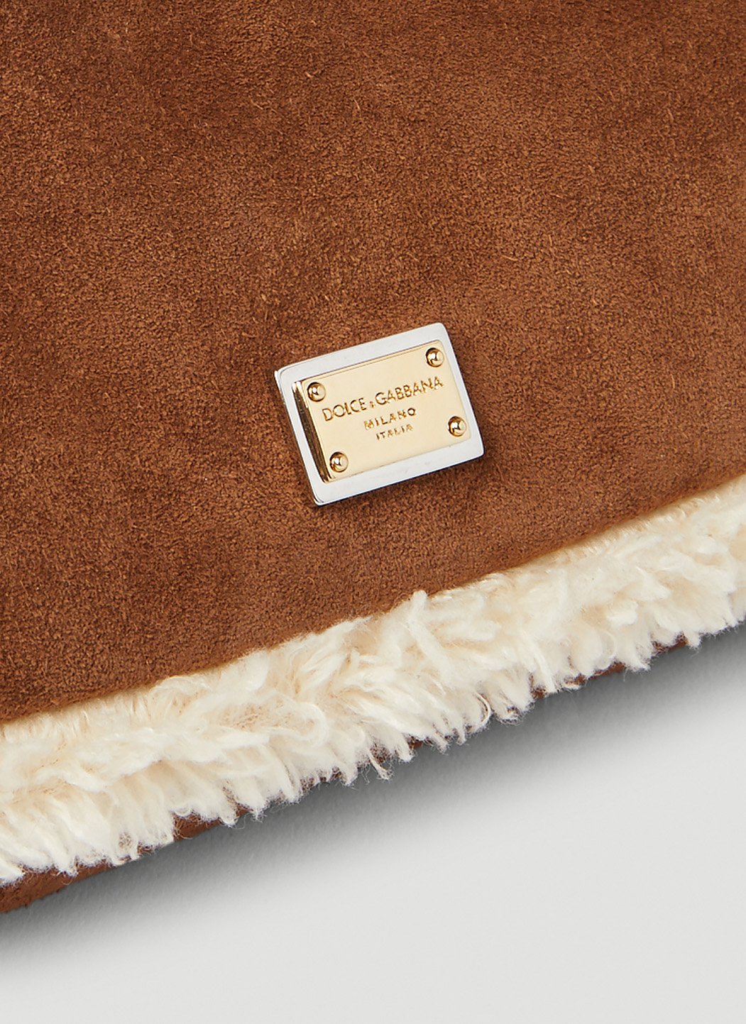 Dolce & Gabbana Women Sicily Suede Small Handbag