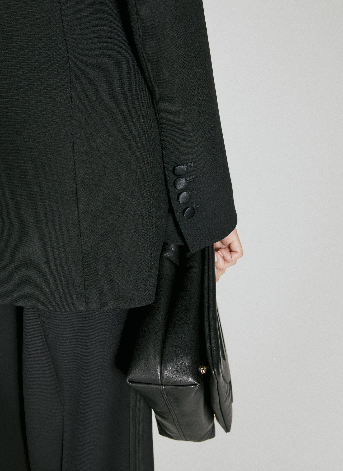 Dolce & Gabbana Women Long Single-Breasted Wool Cady Jacket