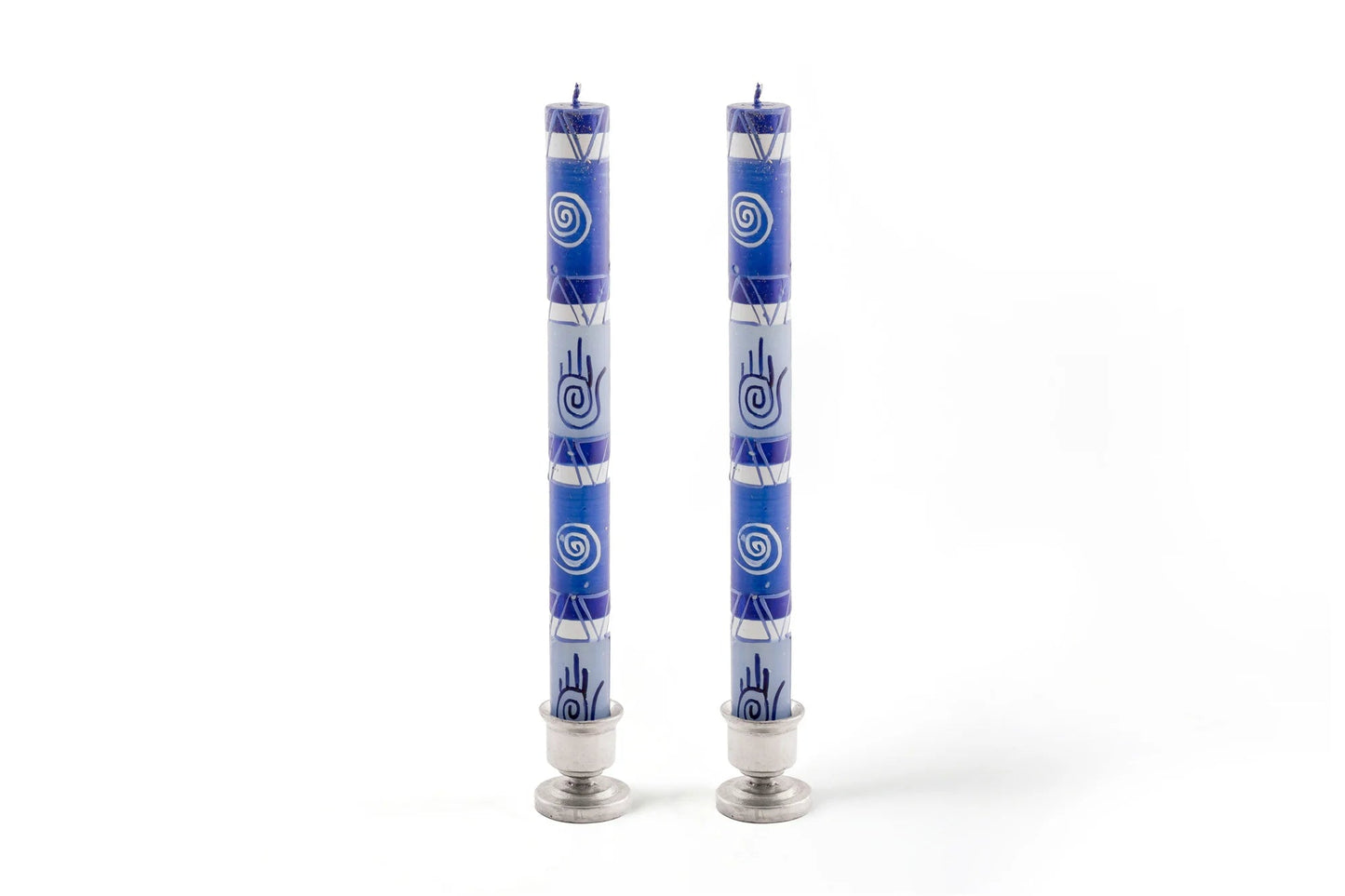 Hamsa Painted Candles