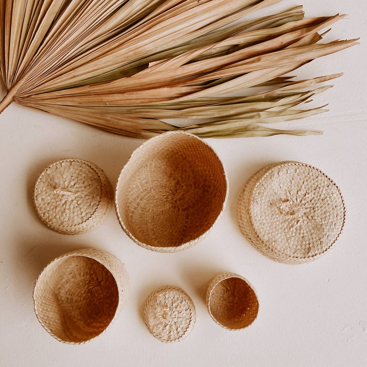 Blonde Small Storage Basket Set