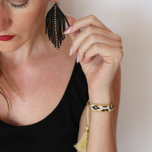 Leopard Pearl Bracelet