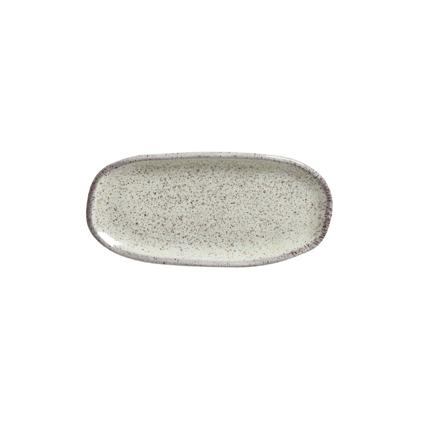 Shallow Organic Oval Platter Mini Set of 4
