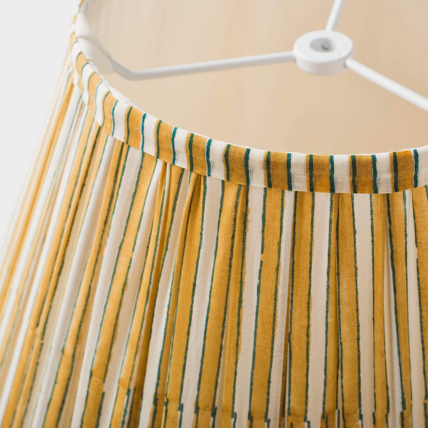 Candystripe Pleated Lamp Shade