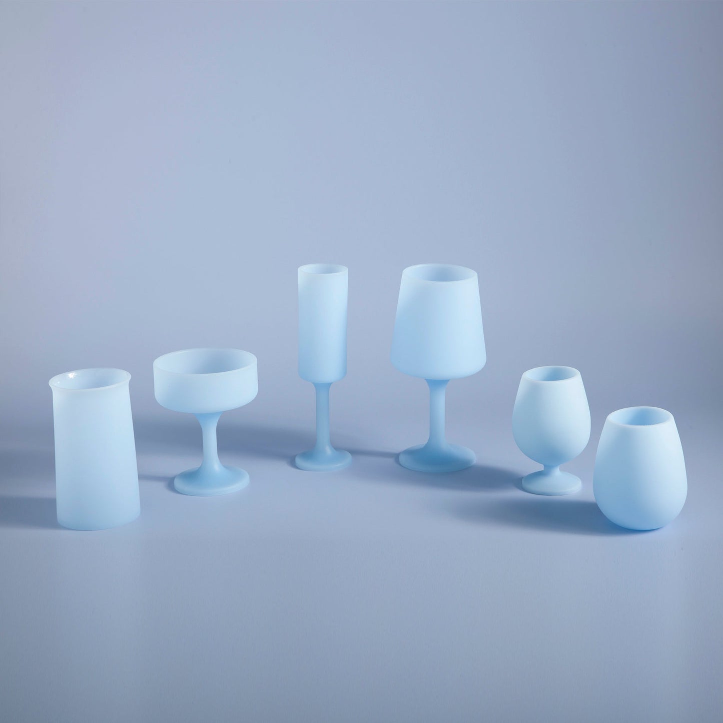 Sky + Kingfisher | Seff | Unbreakable Champagne Flutes